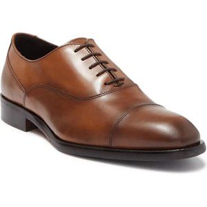 To Boot New York Firenza Cap Toe Leather Brown Cuoio Size 9.5 M